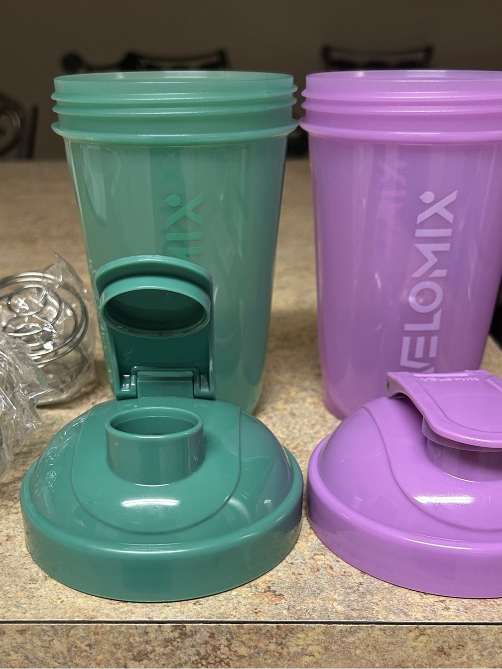 Set of 2 - Velomix 28oz Protein Shaker Tumbler - Leakproof